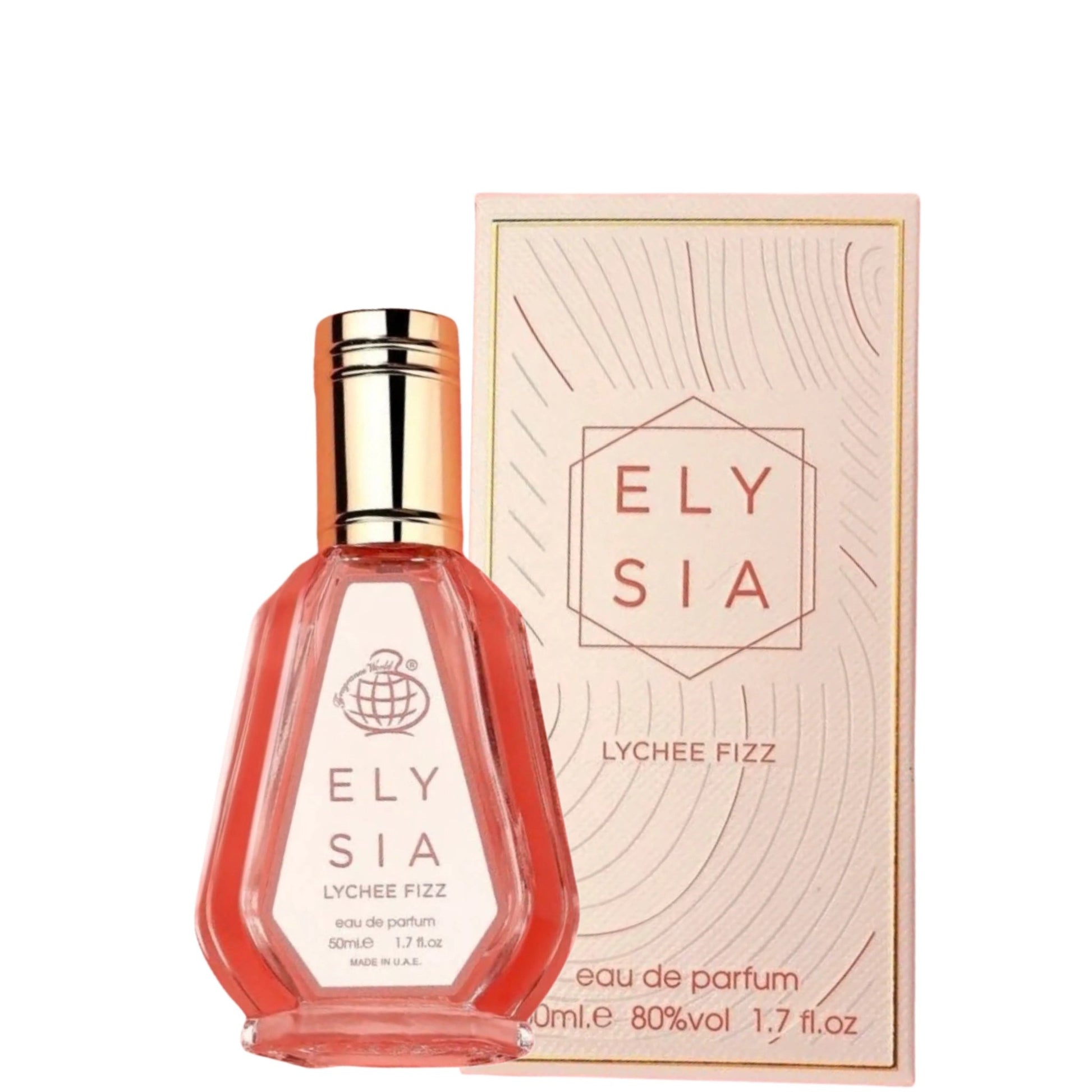 Elysia Lychee Fizz packaging UK