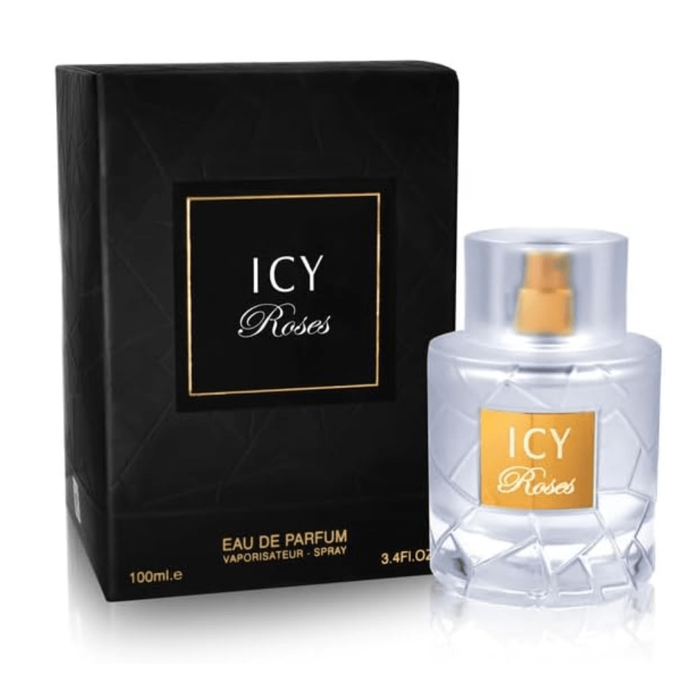 Fragrance World Icy Roses packaging