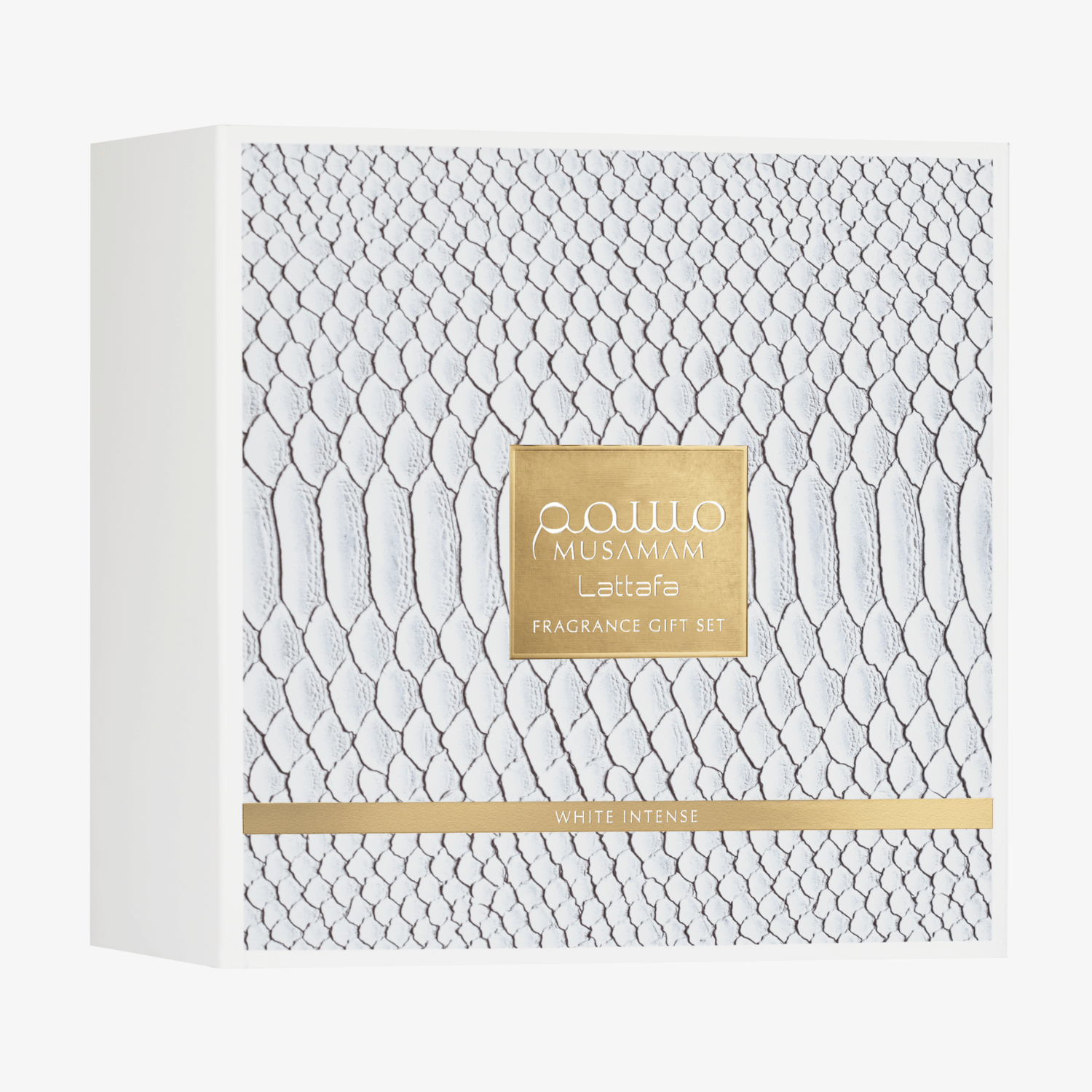 Lattafa Musamam White Intense perfume gift set