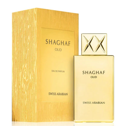 Shaghaf Oud perfume packaging UK