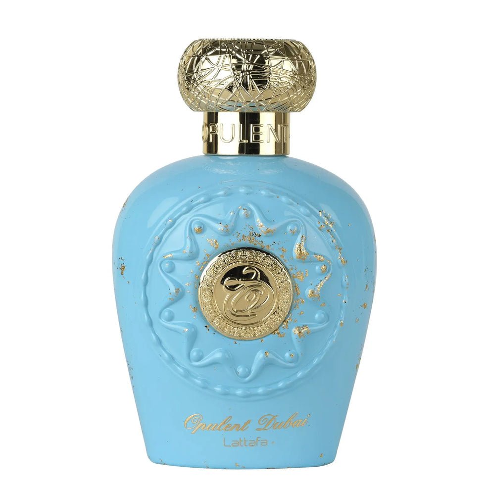 Lattafa Opulent Dubai Perfume 100ml EDP blue bottle