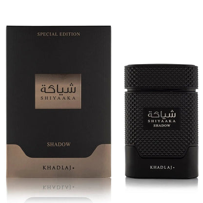Shiyaaka Shadow Eau de Parfum by Khadlaj original box and bottle